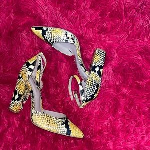 Aldo snakeskin heels